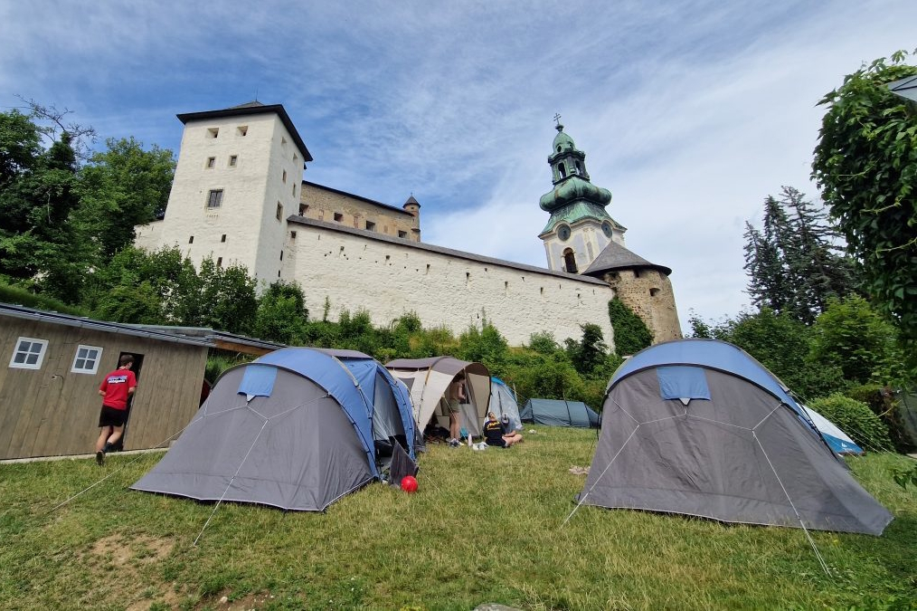 Tent camping